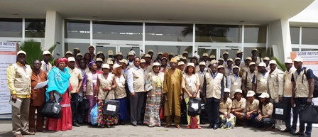 Photo de famille obervateur togo