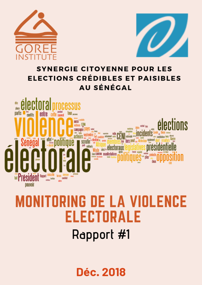 Page de garde Monitoring violence2