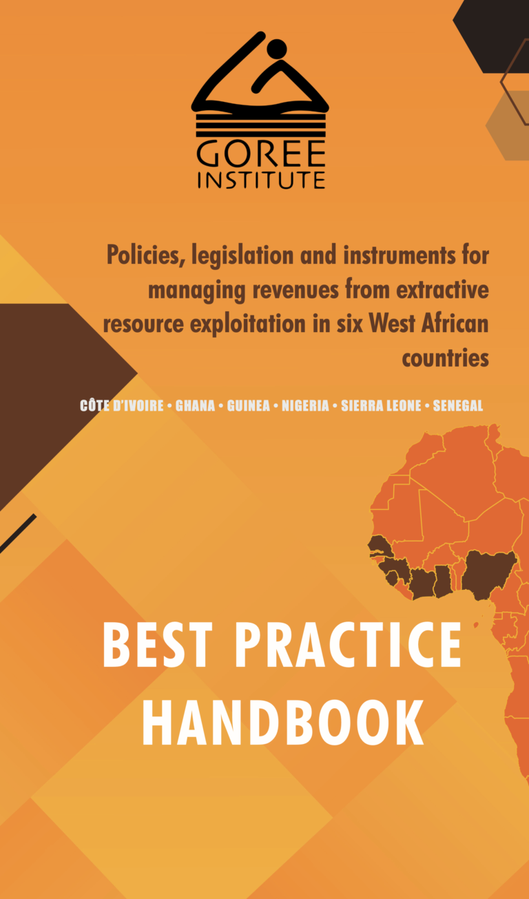 Handbook - Policies, legislation and instruments for managing revenues from extractive resource exploitation in six West African countries page 1