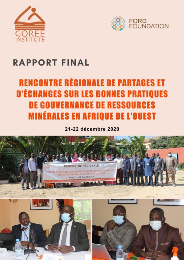 Rapport final - rencontre régionale de partages et d